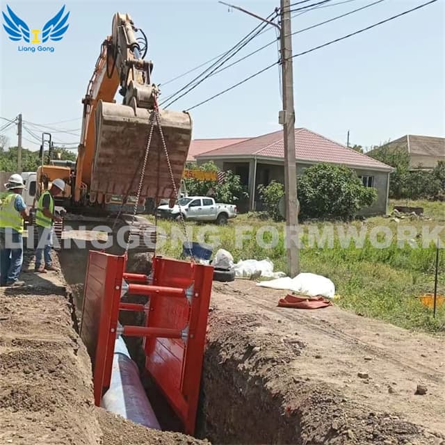 Hộp rãnh thép chất lượng cao dùng trong đào mương